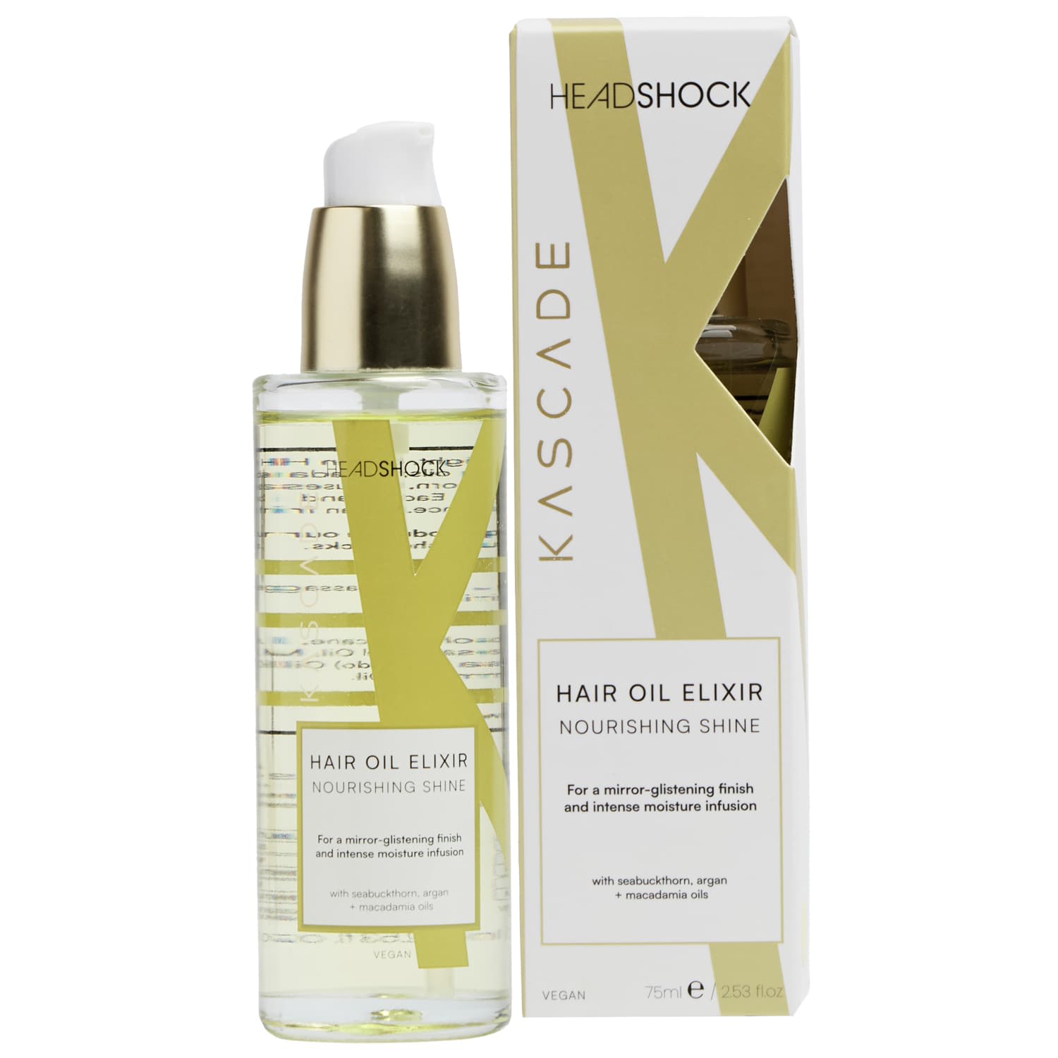 HeadShock Kascade Hair Oil Elixir 75ml