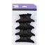 Head Gear Butterfly Sectioning Clips 12 Pack Black