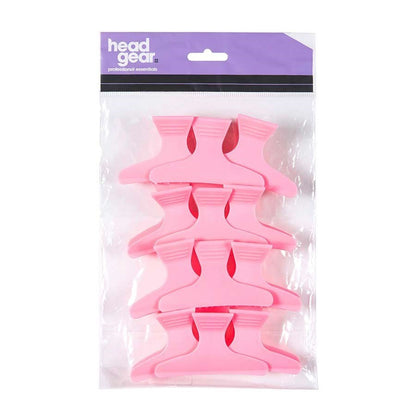 Head Gear Butterfly Sectioning Clips 12 Pack Pink