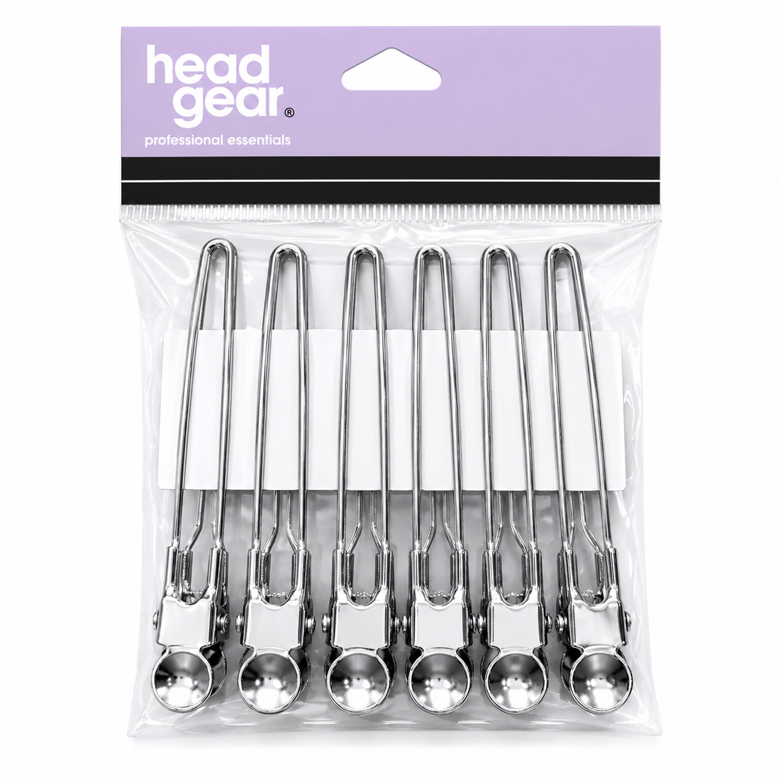 Head Gear Duck Bill Clips 6 Pack