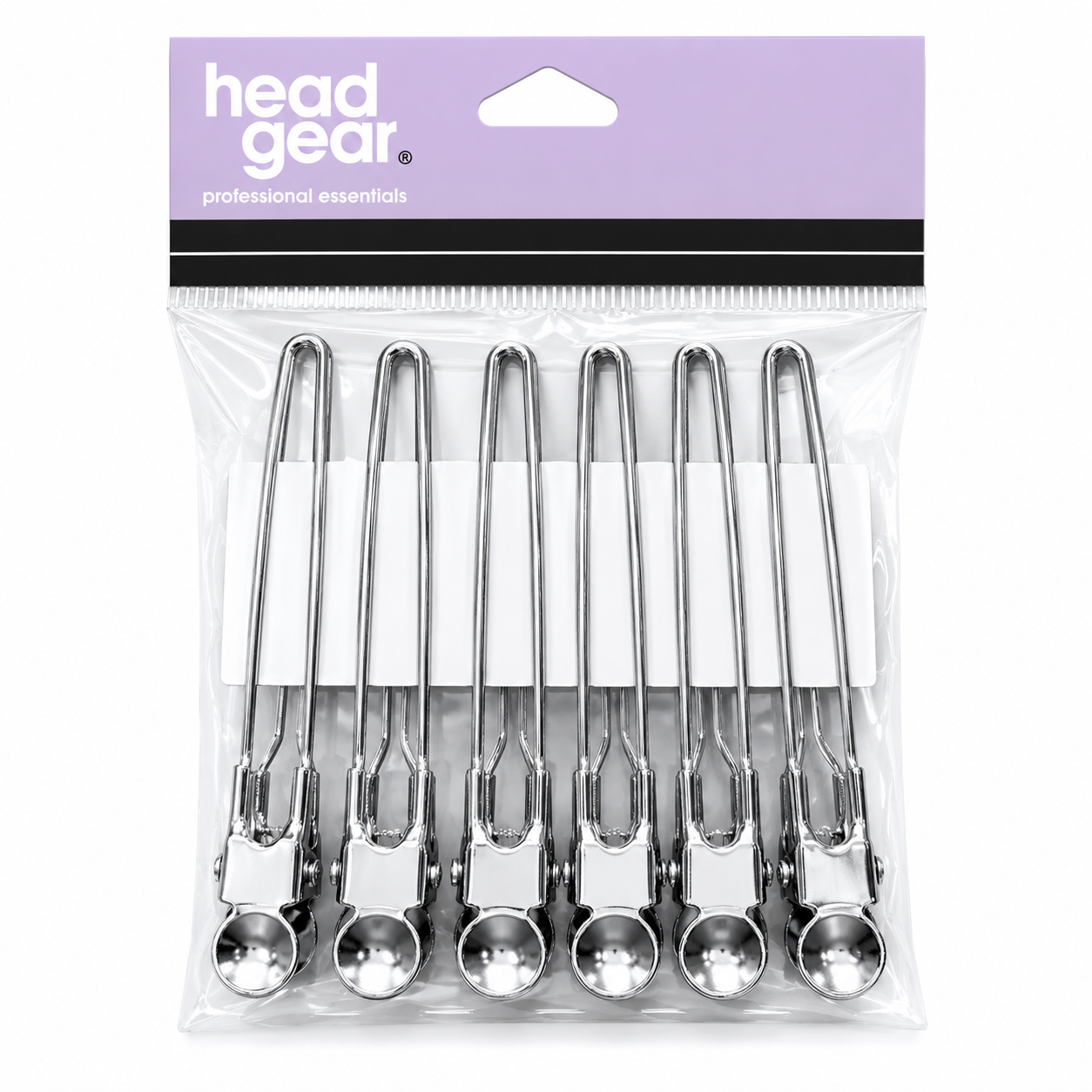 Head Gear Duck Bill Clips 6 Pack