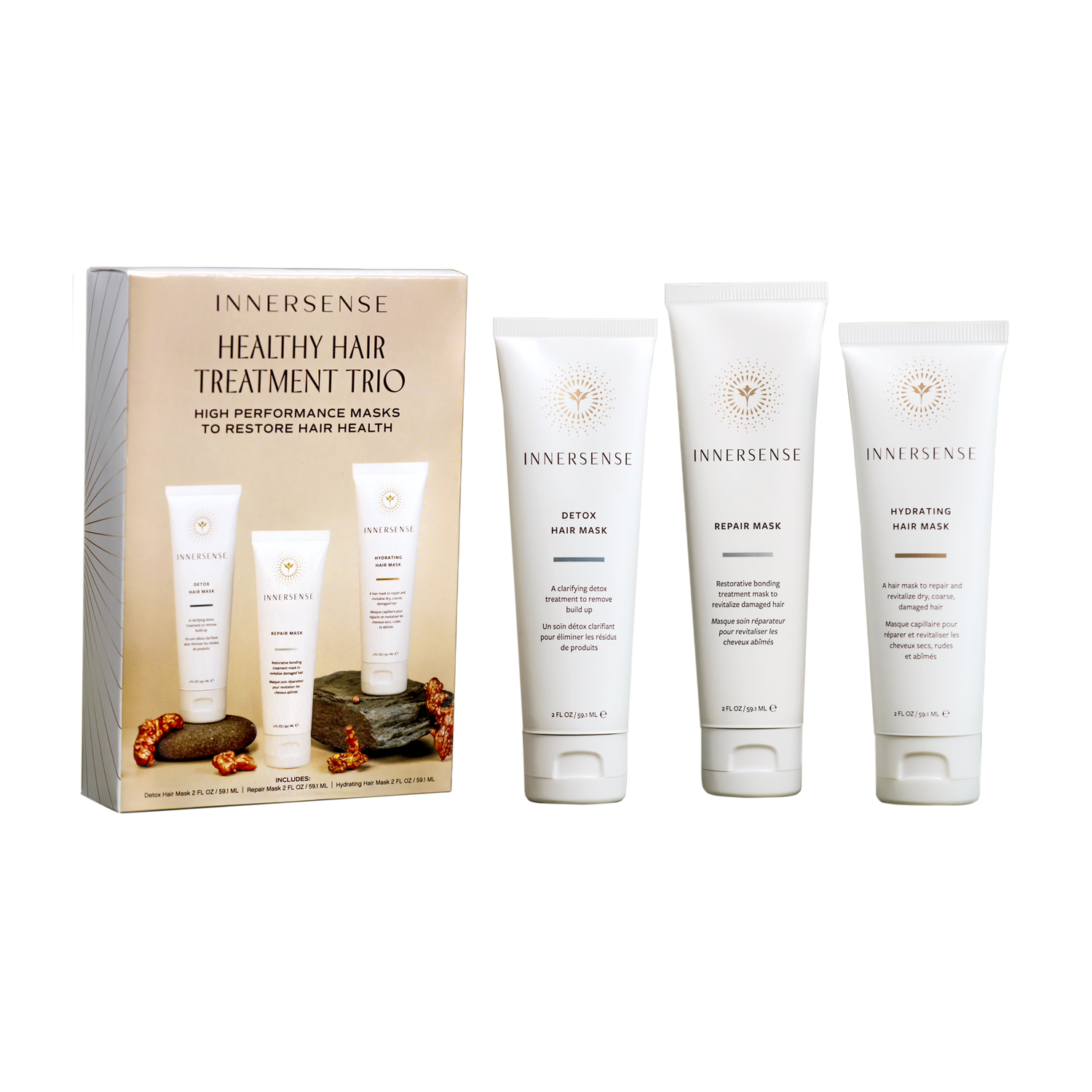 Innersense Healthy Hair Treatment Trio - 3pc