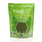 Hive Coconut & Lime Hot Film Wax 700g pouch with professional strip-free wax pellets for smooth, effective hair removal