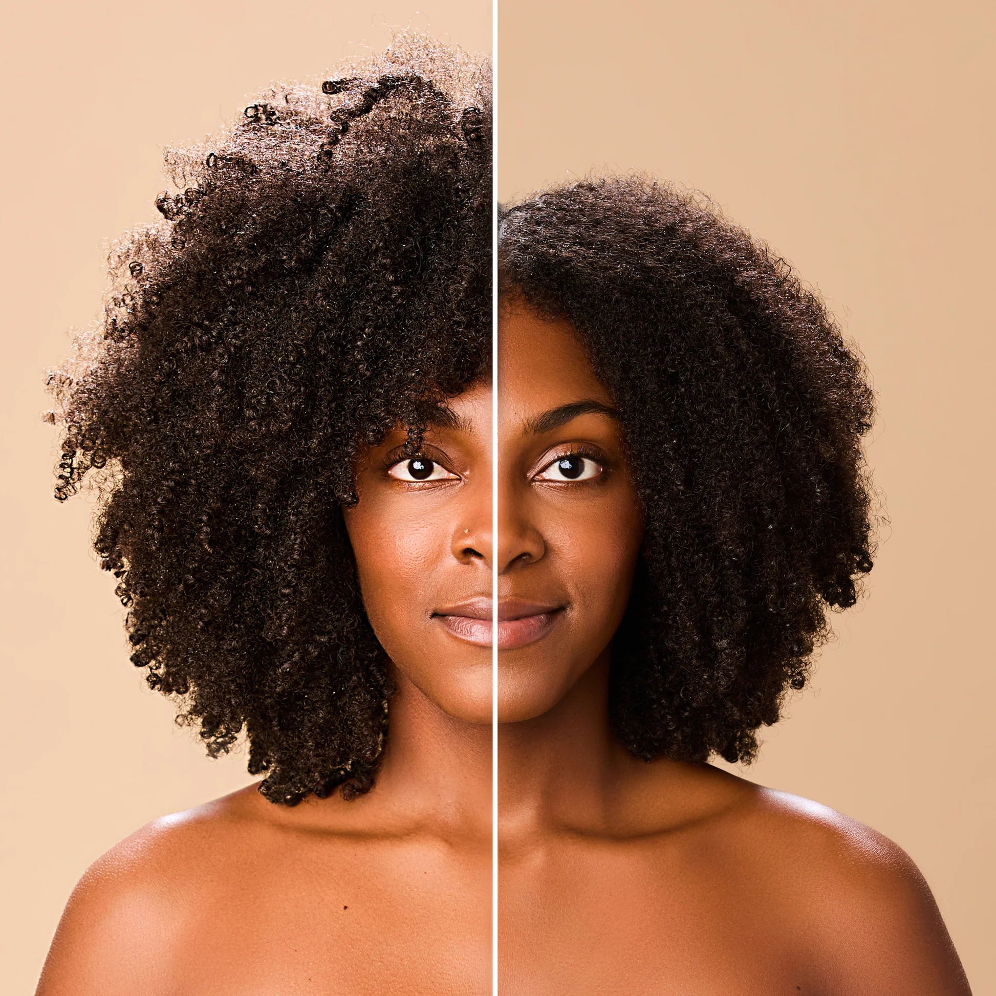 Hollywood Beauty Tea Tree & Rosemary Deep Hydration Hair Masque 18oz before and after
