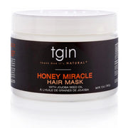 Tgin Honey Miracle Hair Mask jar on a white background