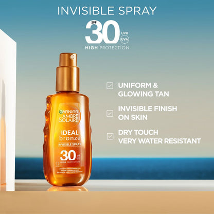 Garnier Ambre Solaire Ideal Bronze SPF30 Invisible Spray 150ml