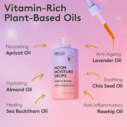 Delhicious Moon Moisture Drops Face Oil 40ml