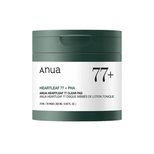 Anua Heartleaf 77% + PHA Clear Toner Pad