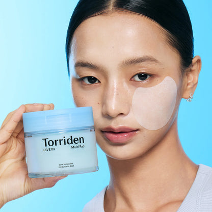 Torriden DIVE IN Low Molecular Hyaluronic Acid Multi Pad - 80pcs