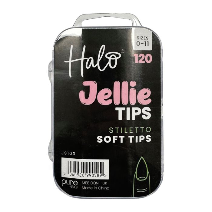 Halo Jellie Nail Tips - Stiletto