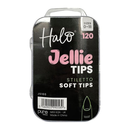 Halo Jellie Nail Tips - Stiletto