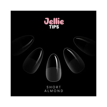 Halo Jellie Nail Tips - Short Almond