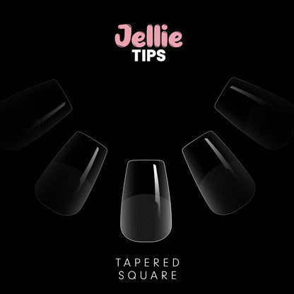 Halo Jellie Nail Tips - Tapered Square