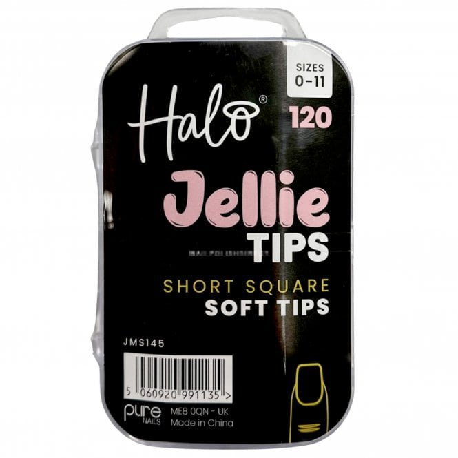 Halo Jellie Nail Tips - Short Square