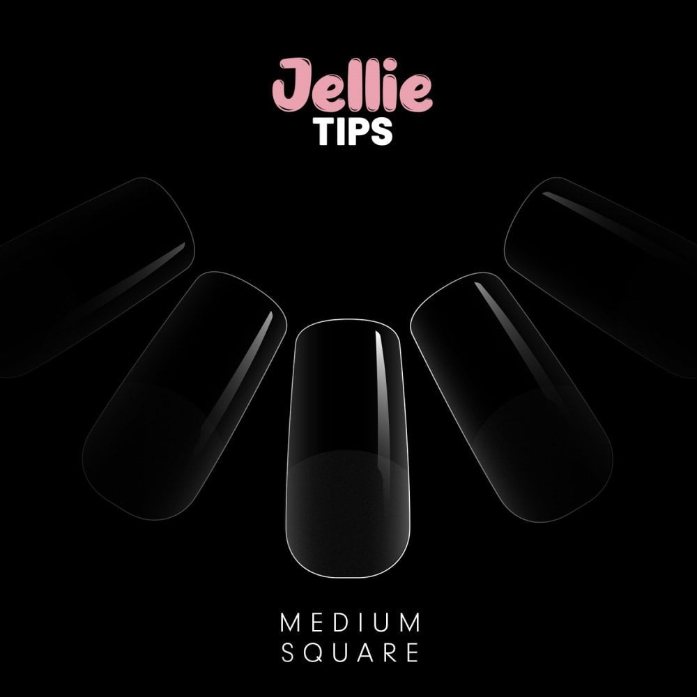 Halo Jellie Nail Tips - Medium Square