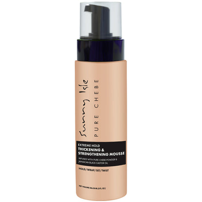 Sunny Isle Pure Chebe Extreme Hold Thickening &amp; Strengthening Mousse 8oz
