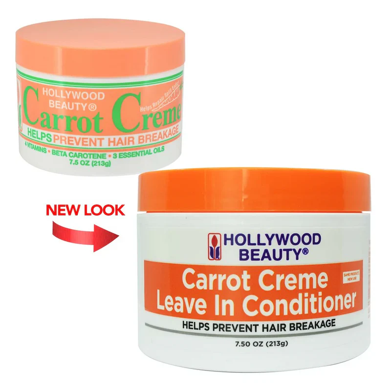 Hollywood Beauty Carrot Creme Leave In Conditioner 7.5oz