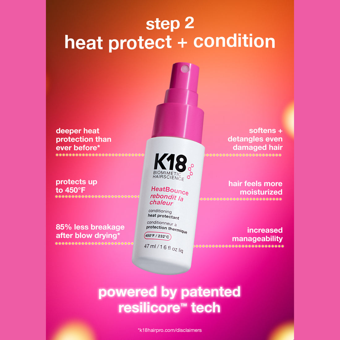 K18 Salon Blowout At Home Set