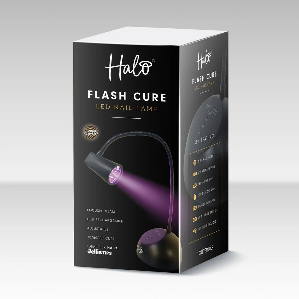 Halo Jellie Tips Flash Cure LED Nail Lamp - UK Plug