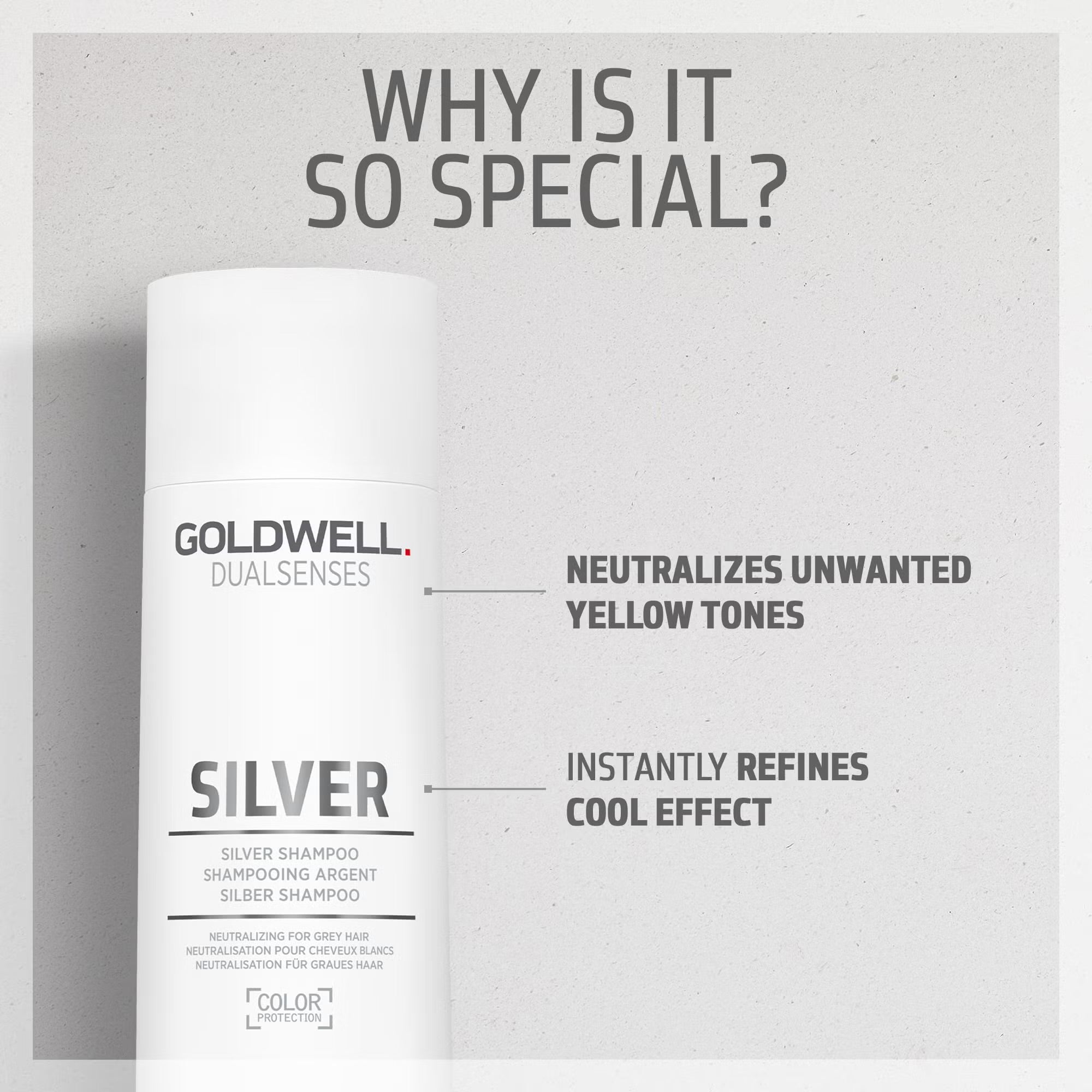 Goldwell Dualsenses Silver Shampoo For Grey & Cool Blonde Hair 250ml