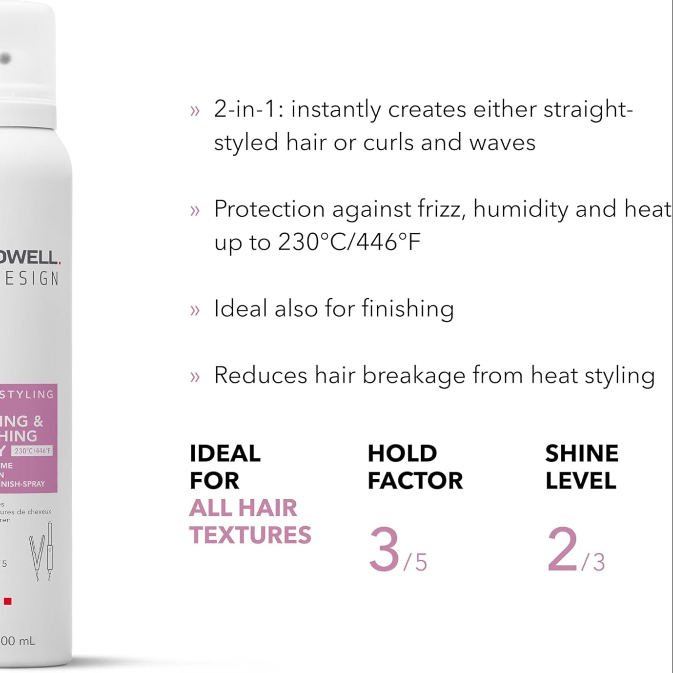 Goldwell Stylesign Heat Styling Shaping and Finishing Spray 200ml