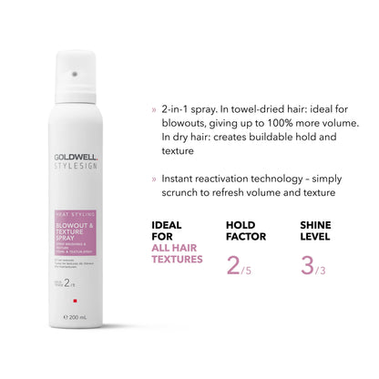 Goldwell Stylesign Blowout &amp; Texture Spray 200ml