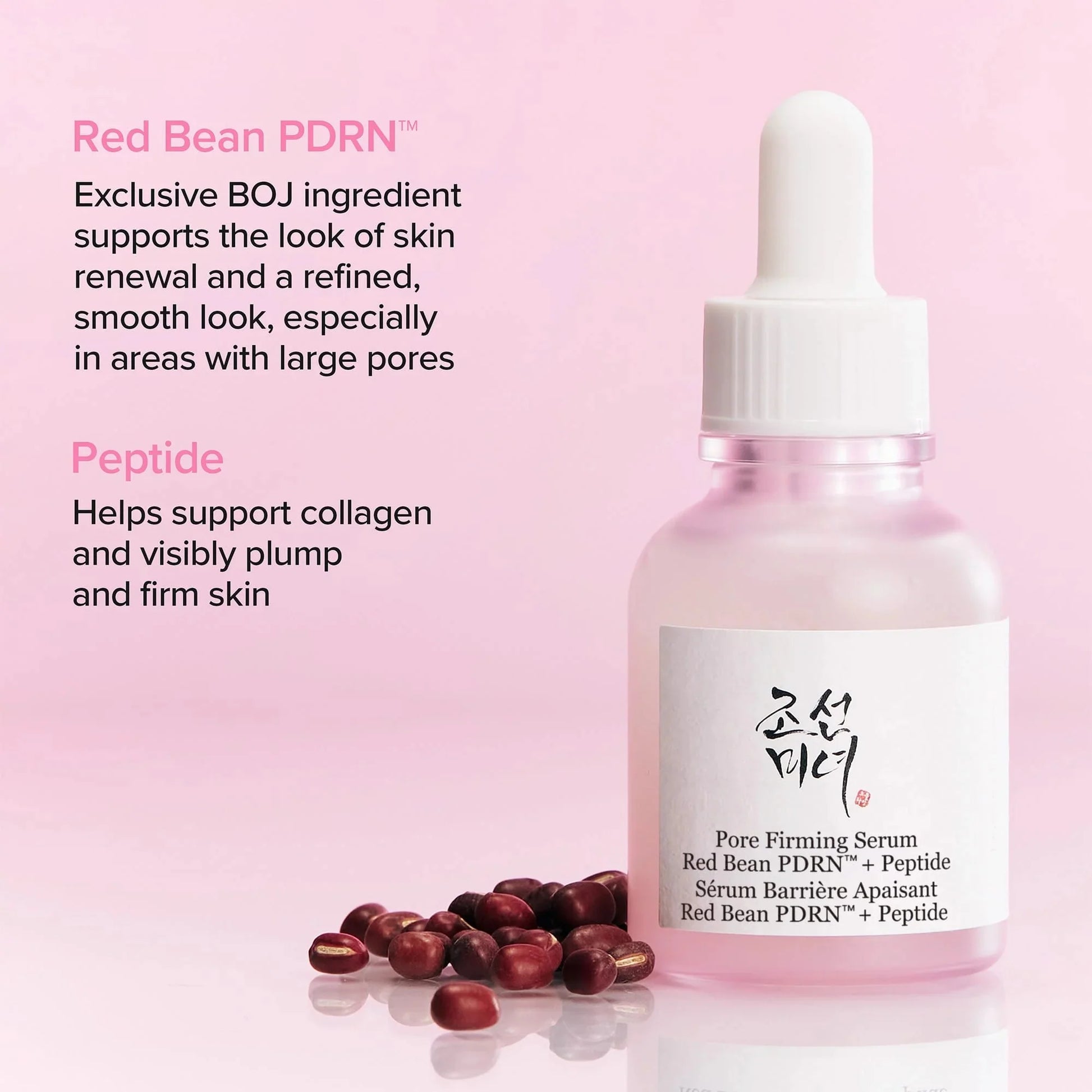 beauty of joseon pore firming serum red bean pdrn and peptide key ingredients