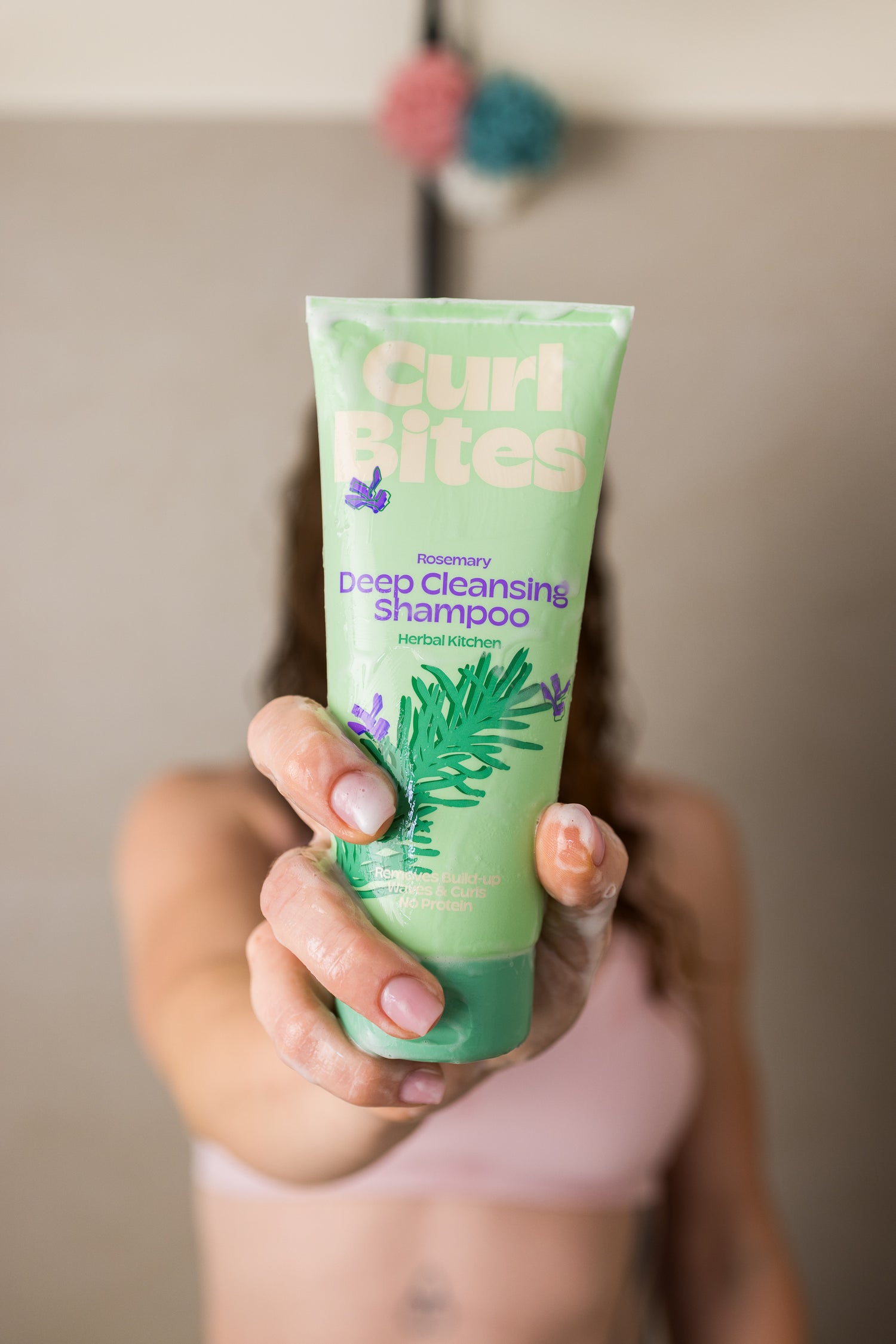 Curl Bites Rosemary Deep Cleansing Shampoo 200ml