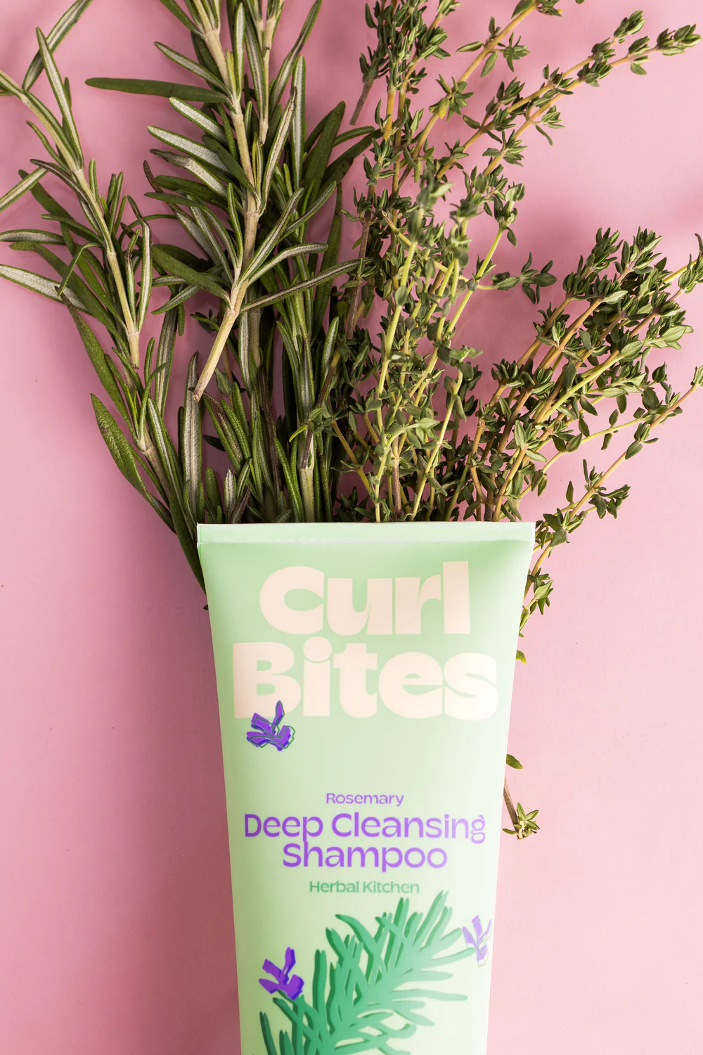 Curl Bites Rosemary Deep Cleansing Shampoo 200ml