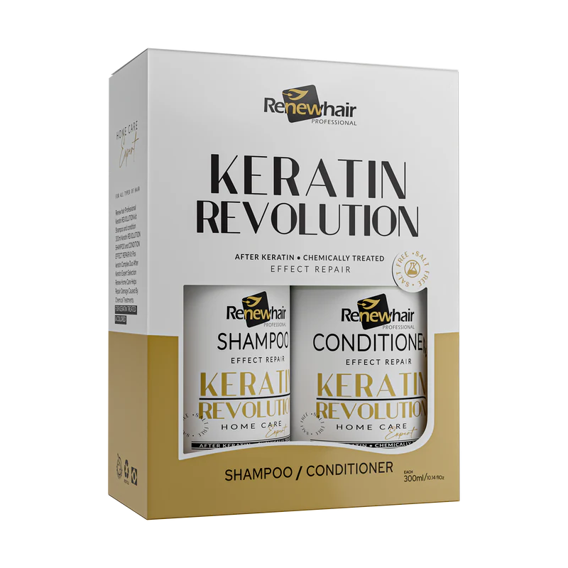 Renew Hair Professional Keratin Revolution Shampoo &amp; Conditioner Kit (2x300ml)