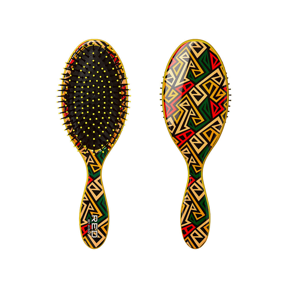 Red By Kiss Designed Brush Oval