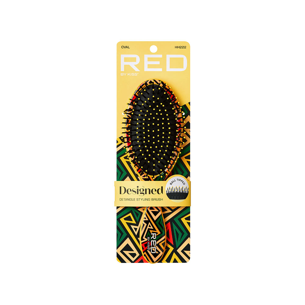 Red By Kiss Designed Brush Oval