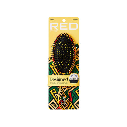 Red By Kiss Designed Brush Oval