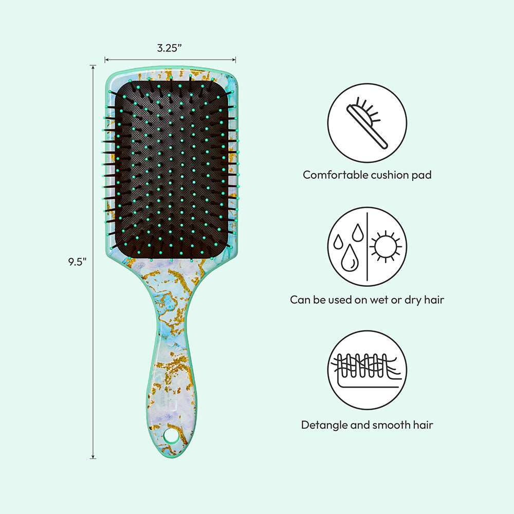 Red By Kiss Designed Brush Paddle