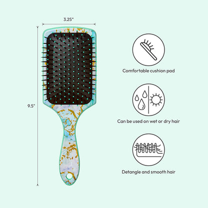 Red By Kiss Designed Brush Paddle
