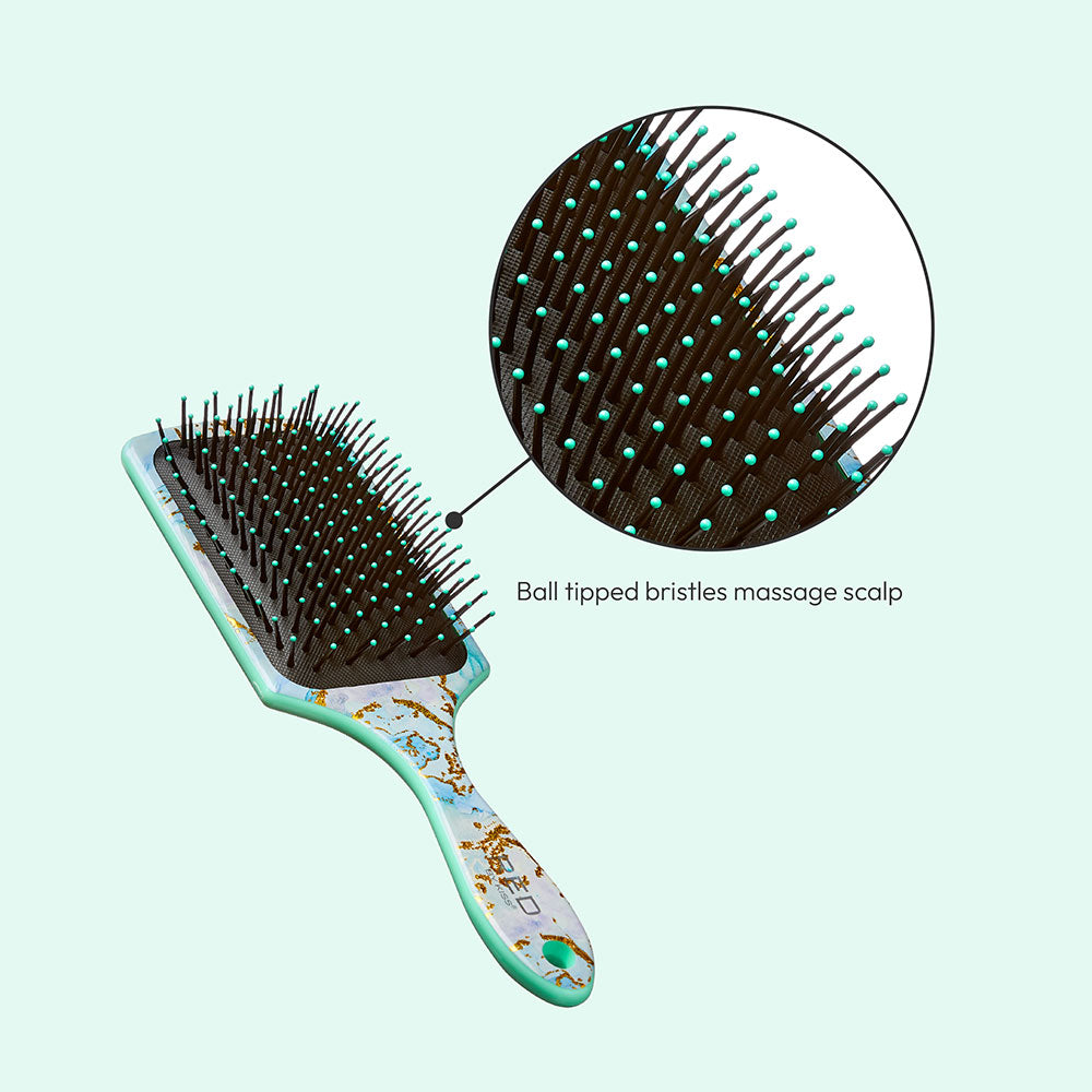 Red By Kiss Designed Brush Paddle