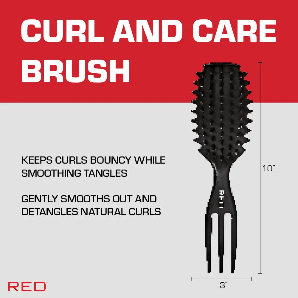 Red By Kiss 4-In-1 Curl &amp; Care Brush