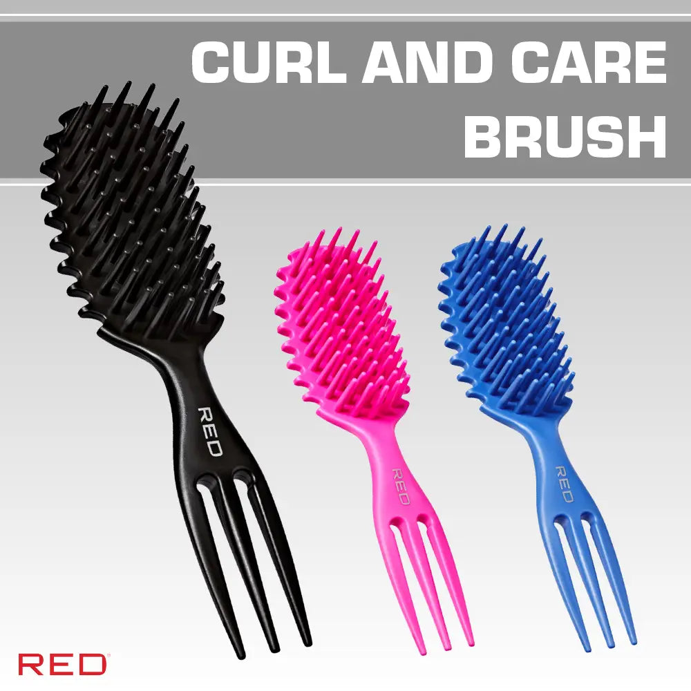 Red By Kiss 4-In-1 Curl &amp; Care Brush
