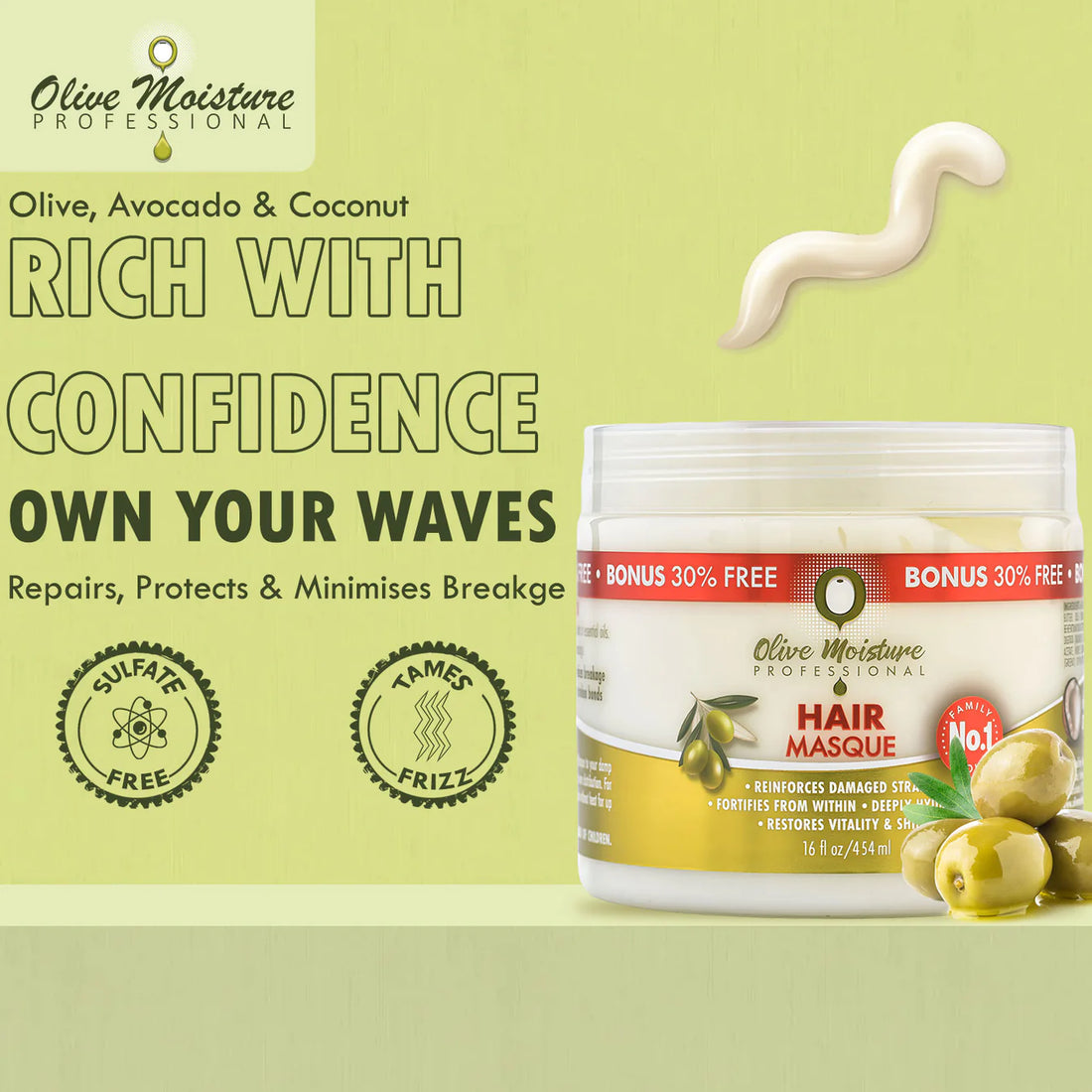 Olive Moisture Hair Masque 454ml