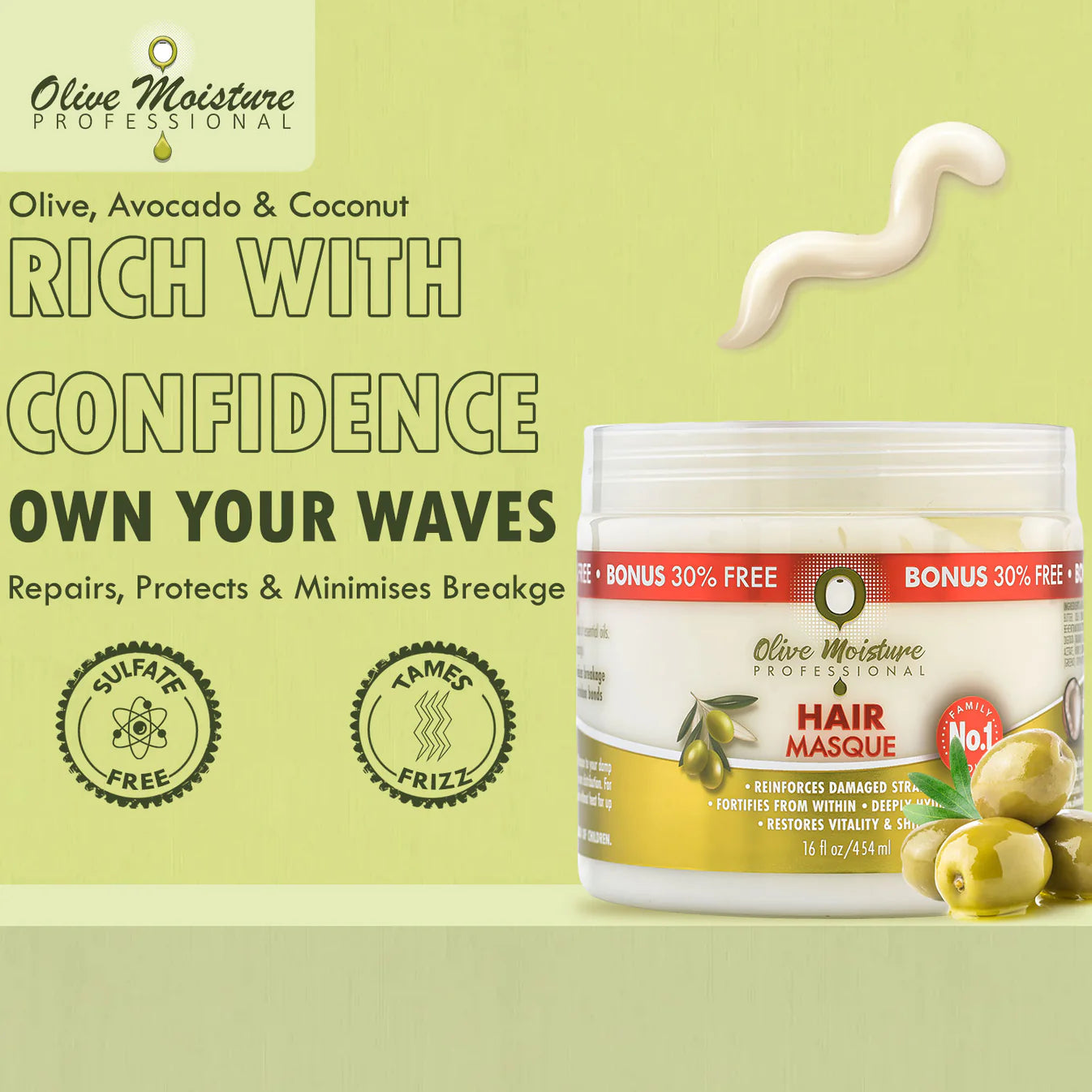 Olive Moisture Hair Masque 454ml