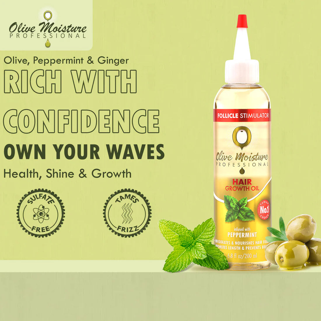 Olive Moisture Hair Growth Oil 200ml