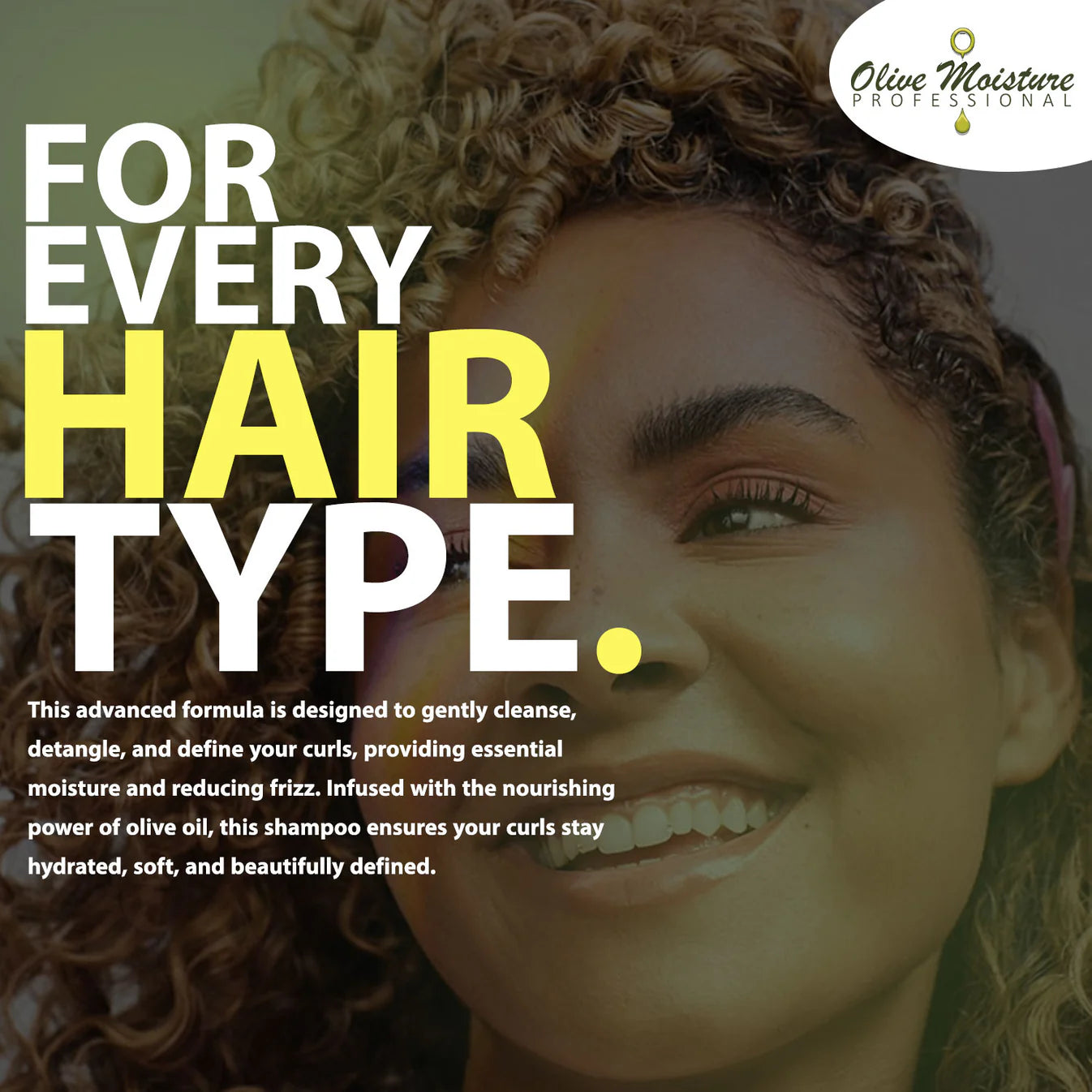 Olive Moisture Curl Defining Shampoo  473ml
