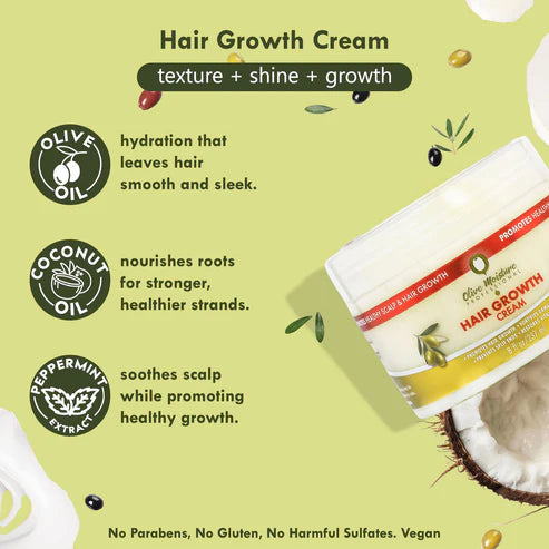 Olive Moisture Hair Growth Cream 237ml