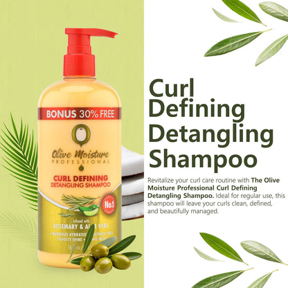 Olive Moisture Curl Defining Shampoo  473ml