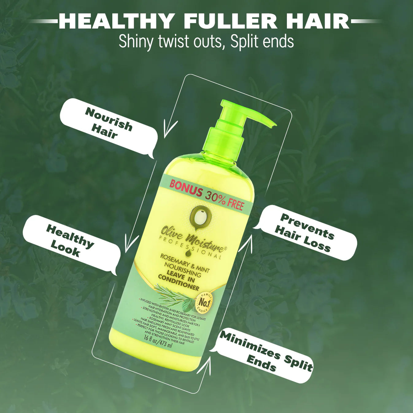 Olive Moisture Rosemary &amp; Mint Nourishing Leave in Conditioner 473ml