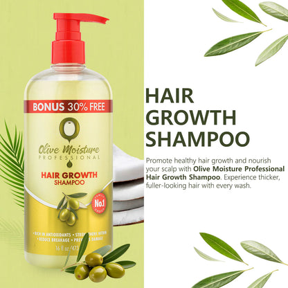 Olive Moisture Hair Growth Shampoo 473ml