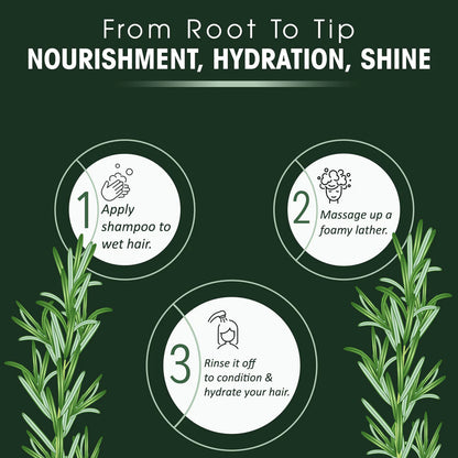 Olive Moisture Rosemary &amp; Mint Nourishing Shampoo Deep Cleansing 473ml