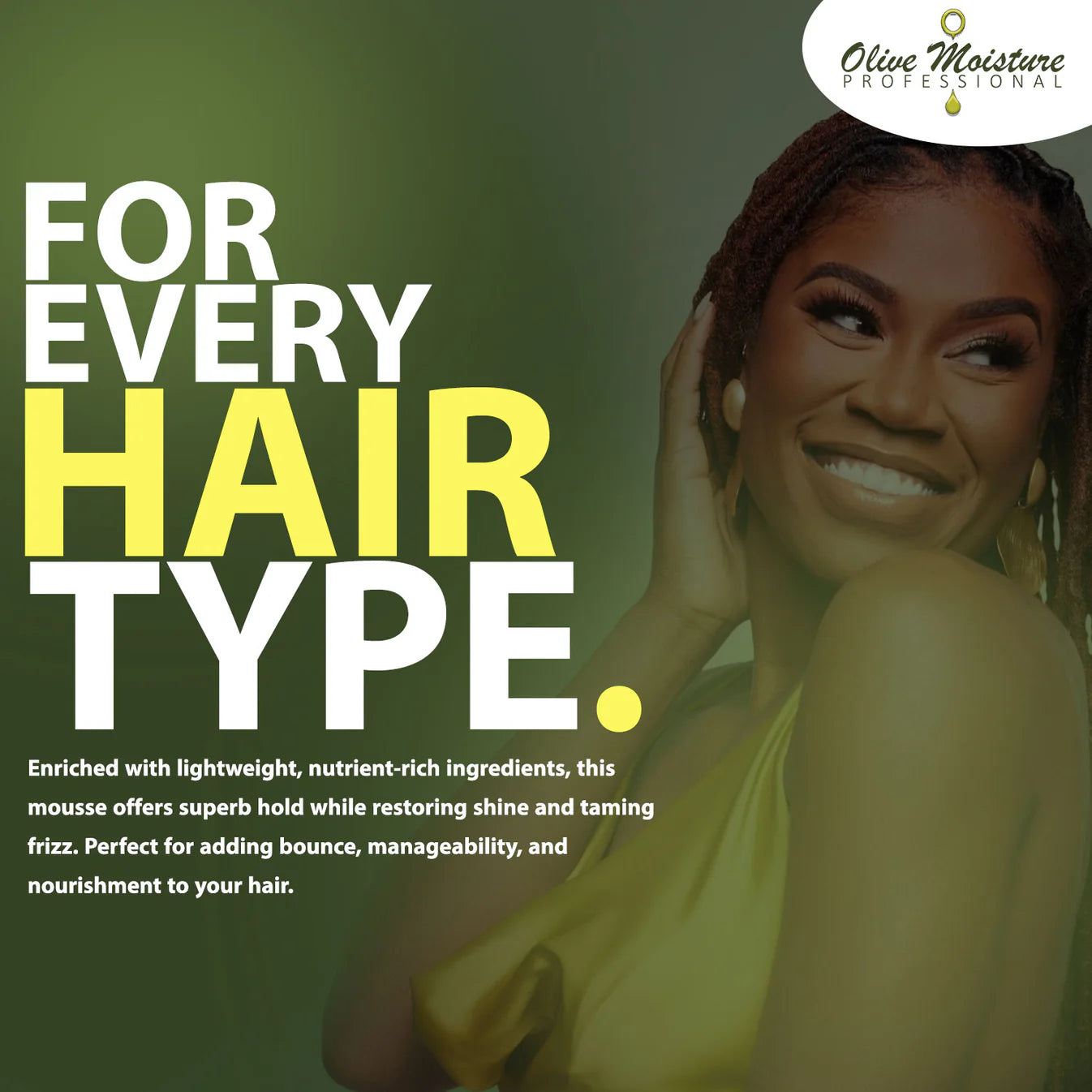 Olive Moisture Style Control Hair Mousse