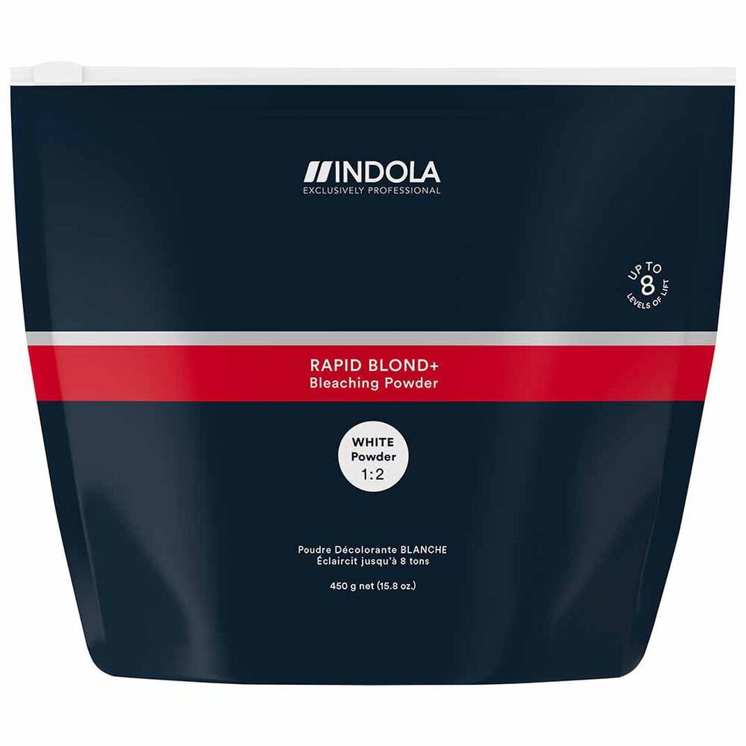 Indola Blonde Expert Lightener Up to 9+ Levels Of Lift White Powder 450g old packaging
