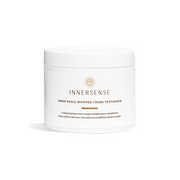 A container of Innersense Inner Peace Whipped Creme Texturizer, which is a hair styling product.